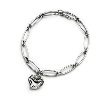 Tiffany Carved Heart Bracelet