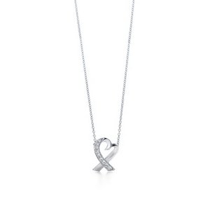 Tiffany loving heart pendant