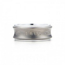 1837 Grey Titanium Ring