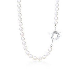 Open Heart Pearl Necklace