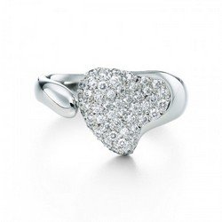 Tiffany Full Heart Diamond Ring