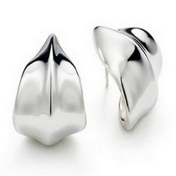 Tiffany leaf earrings