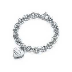 Tiffany lock charm bracelet