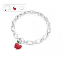 Браслет Enamel Apple Charm Bracelet